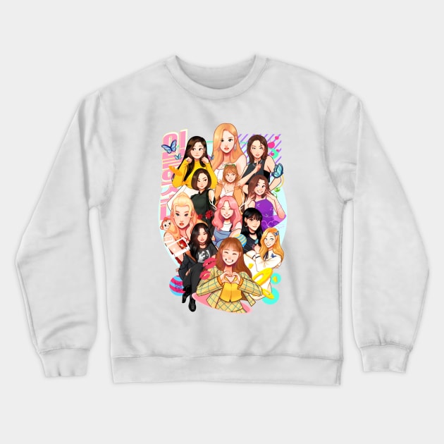 We are LOONA Crewneck Sweatshirt by Amos The Fanboy